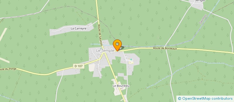 localisation de l'entreprise MADAME ANNE-MARIE BARREYRE  LE TEMPLE