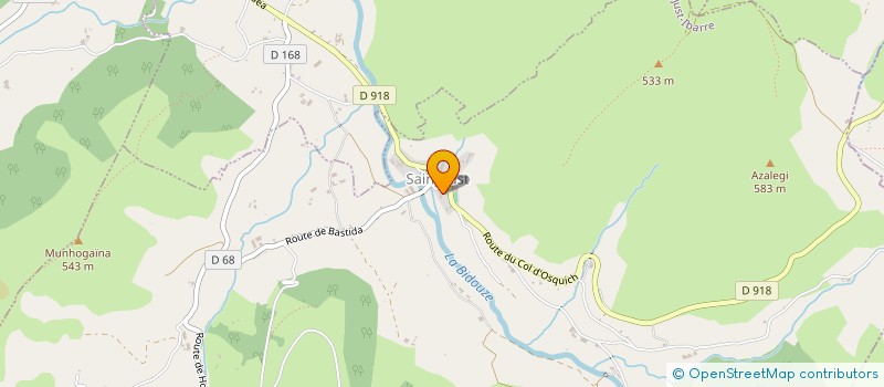 localisation de l'entreprise MADAME ANNE-MARIE BARTABURU  PAGOLLE