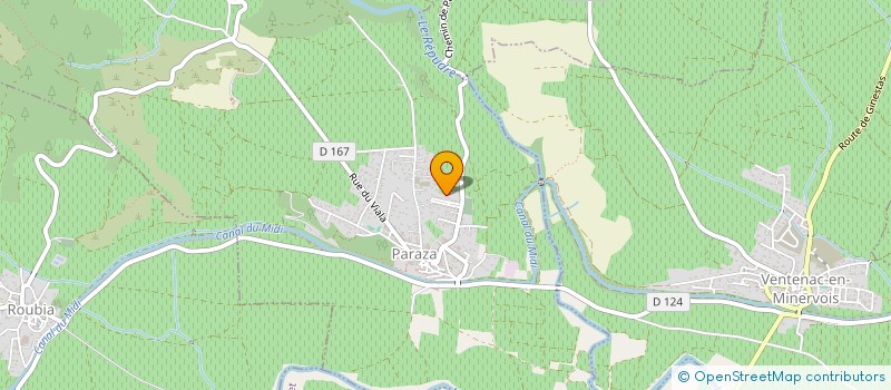 localisation de l'entreprise MADAME ANNE MARIE BASSET  PARAZA