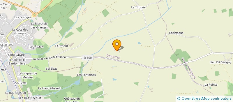 localisation de l'entreprise MADAME ANNE MARIE BASTIDE  CIVRAY SUR ESVES