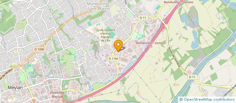 localisation de l'entreprise MADAME ANNE-MARIE BAVAROT  MONTBONNOT-SAINT-MARTIN