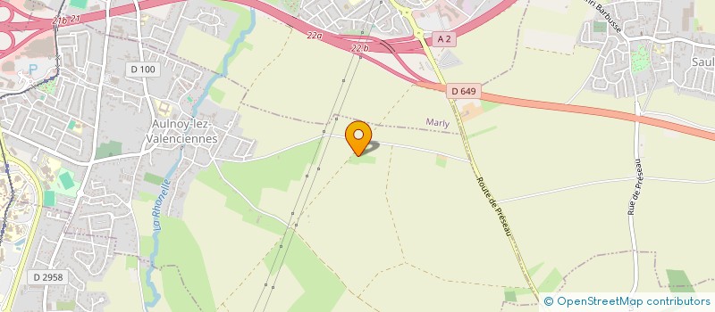 localisation de l'entreprise MADAME ANNE-MARIE BECART  AULNOY-LEZ-VALENCIENNES