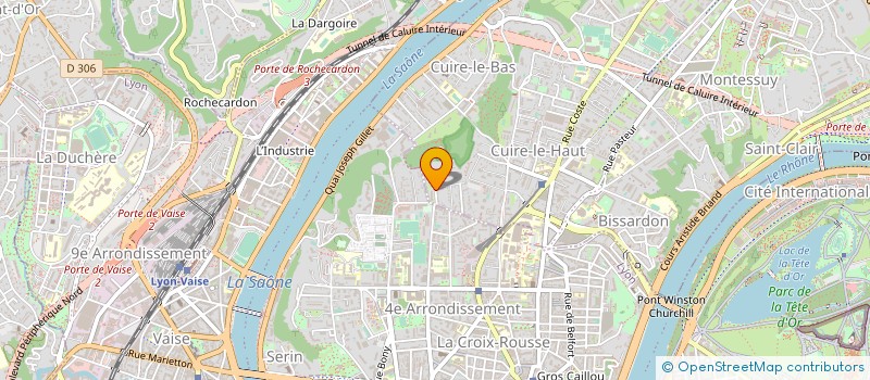 localisation de l'entreprise MADAME ANNE MARIE BEGUET  CALUIRE-ET-CUIRE