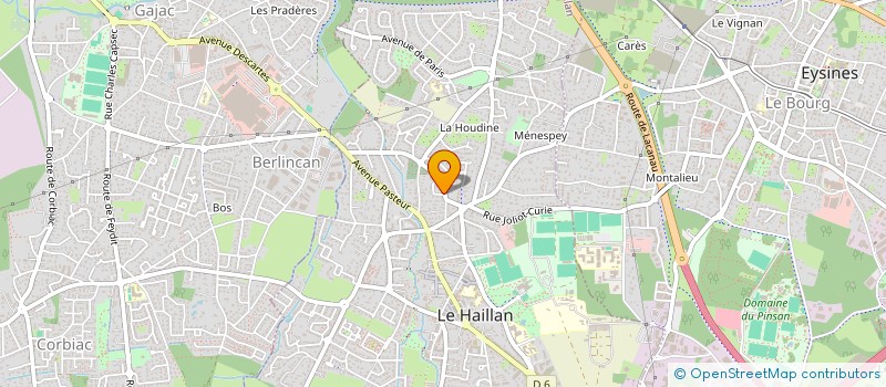 localisation de l'entreprise MADAME ANNE MARIE BEN SUSSAN  LE HAILLAN