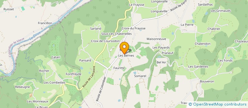 localisation de l'entreprise MADAME ANNE MARIE BERAUD à SAINT-BARTHELEMY-LE-PLAIN