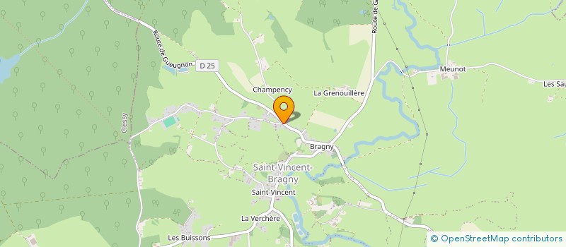 localisation de l'entreprise MADAME ANNE-MARIE BERNIGAUD  SAINT-VINCENT-BRAGNY