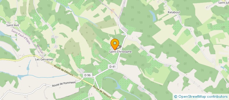 localisation de l'entreprise MADAME ANNE-MARIE BERTIN  MOISSAC