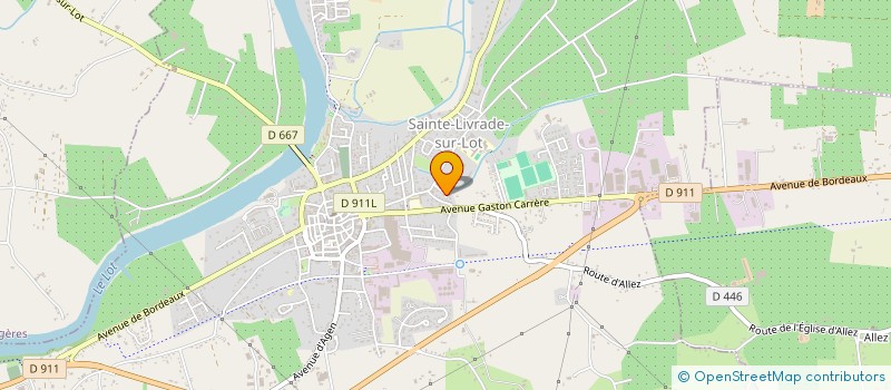 localisation de l'entreprise MADAME ANNE-MARIE BIENVENU à SAINTE-LIVRADE-SUR-LOT