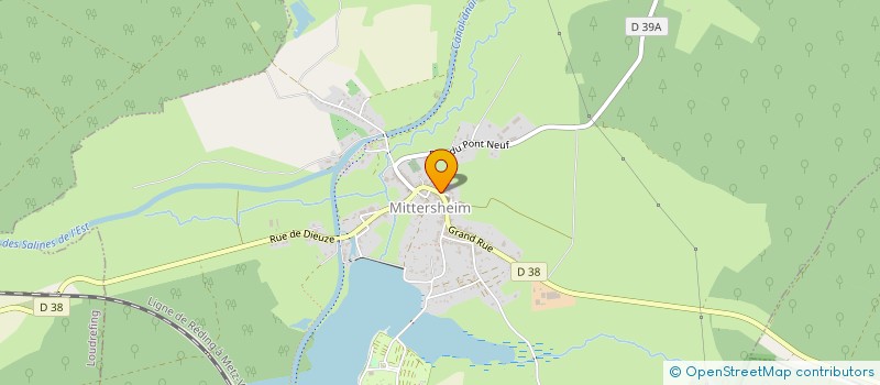 localisation de l'entreprise MADAME ANNE MARIE BIER  MITTERSHEIM