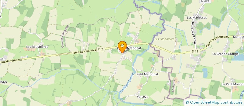 localisation de l'entreprise MADAME ANNE-MARIE BILLOUD  SAINT-NIZIER-LE-BOUCHOUX