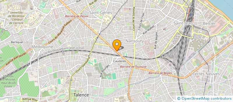 localisation de l'entreprise MADAME ANNE-MARIE BISCARRAT à BORDEAUX