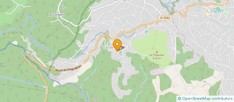 localisation de l'entreprise MADAME ANNE-MARIE BLASCO à LE TIGNET