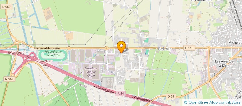 localisation de l'entreprise MADAME ANNE-MARIE BLONDEAU  SALON-DE-PROVENCE