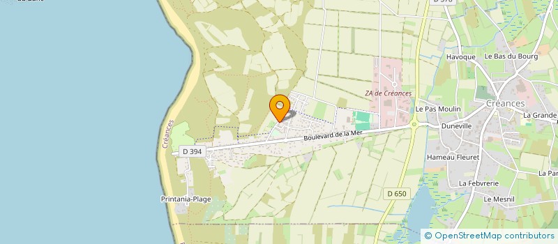 localisation de l'entreprise MADAME ANNE-MARIE BLONDEL  CREANCES