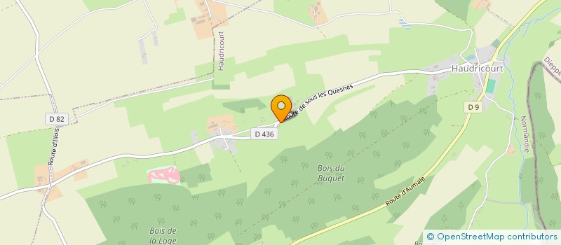 localisation de l'entreprise MADAME ANNE-MARIE BLONDIN  HAUDRICOURT