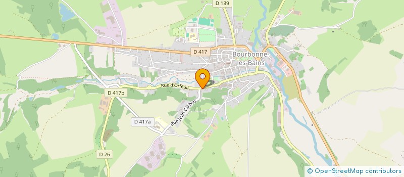 localisation de l'entreprise MADAME ANNE MARIE BLOUET à BOURBONNE-LES-BAINS