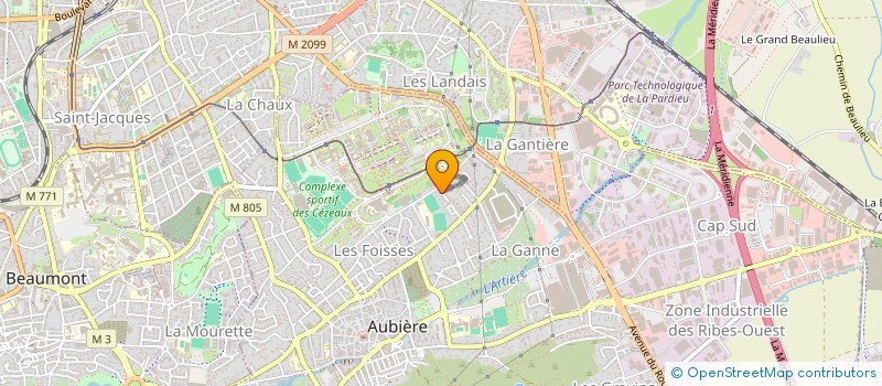 localisation de l'entreprise MADAME ANNE MARIE BONDI à AUBIERE