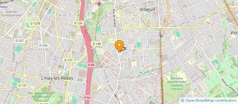 localisation de l'entreprise MADAME ANNE-MARIE BONNER  VILLEJUIF