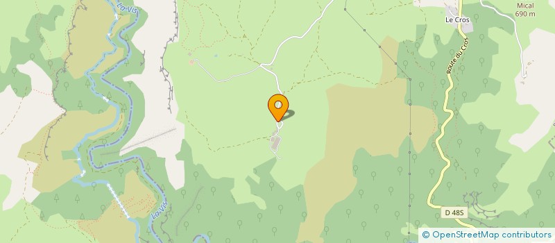 localisation de l'entreprise MADAME ANNE-MARIE BOULET  LE VIGAN