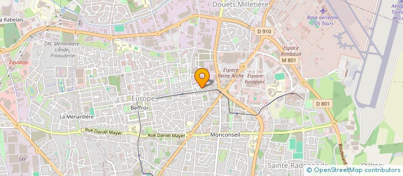 localisation de l'entreprise MADAME ANNE-MARIE BOURDOISEAU à TOURS