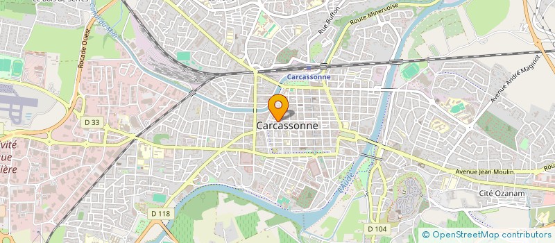 localisation de l'entreprise MADAME ANNE-MARIE BOUSQUET à CARCASSONNE