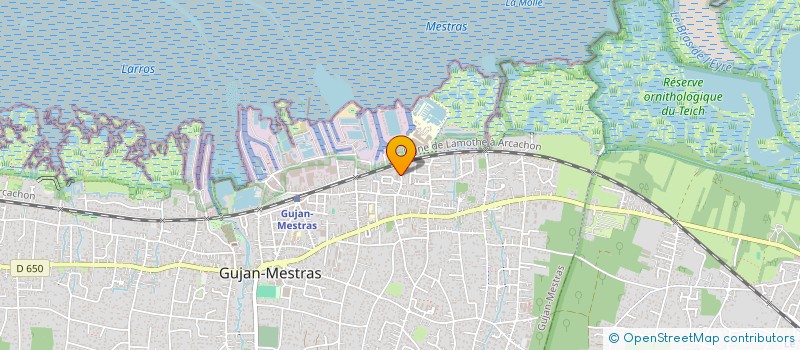 localisation de l'entreprise MADAME ANNE MARIE BOUYRIE  GUJAN-MESTRAS