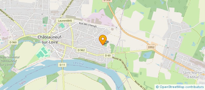 localisation de l'entreprise MADAME ANNE MARIE BREGENT à CHATEAUNEUF-SUR-LOIRE