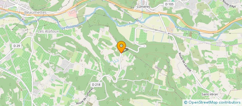 localisation de l'entreprise MADAME ANNE-MARIE BREMOND  MENERBES