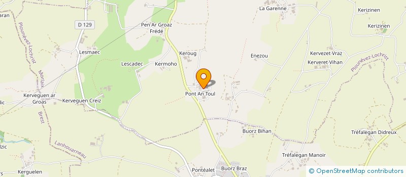 localisation de l'entreprise MADAME ANNE-MARIE BROGNON à PLOUNEVEZ-LOCHRIST