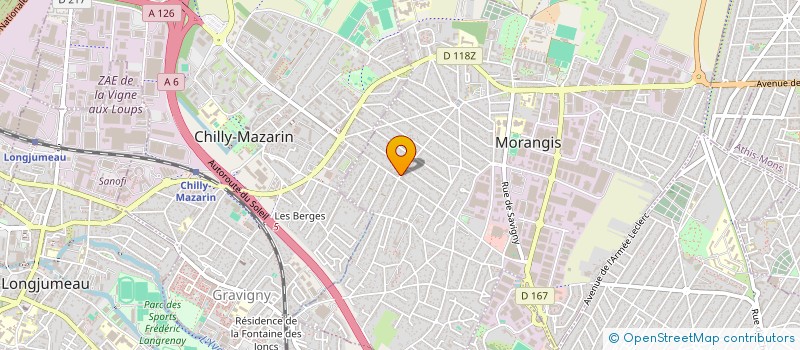 localisation de l'entreprise MADAME ANNE-MARIE BROUSSE  MORANGIS