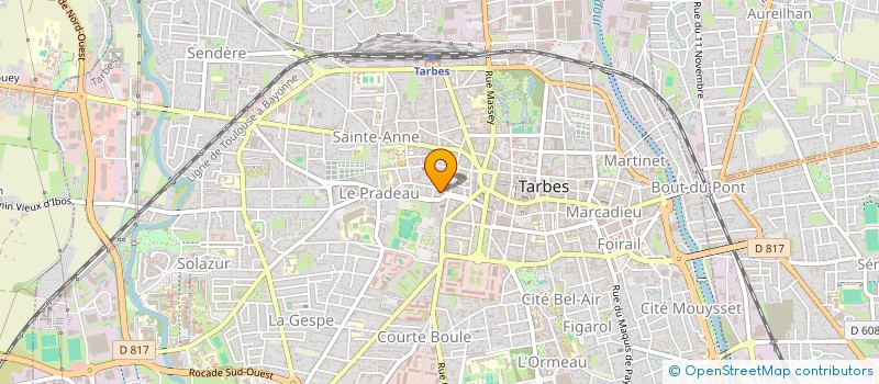 localisation de l'entreprise MADAME ANNE-MARIE BRUNO  TARBES