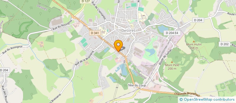 localisation de l'entreprise MADAME ANNE-MARIE CALOIN  LONGFOSSE