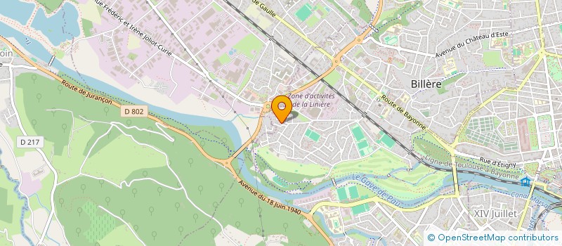 localisation de l'entreprise MADAME ANNE MARIE CASSAGNAU à BILLERE