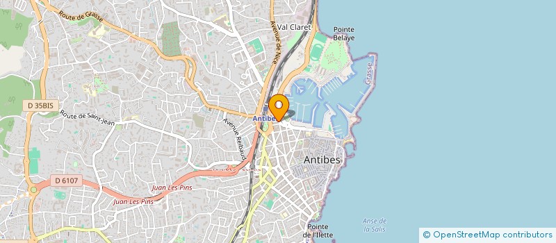 localisation de l'entreprise MADAME ANNE MARIE CASTRYCK à ANTIBES