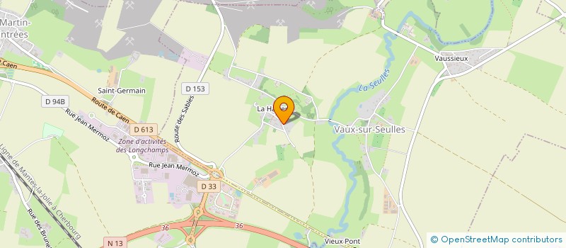 localisation de l'entreprise MADAME ANNE MARIE CENDRIER  NONANT