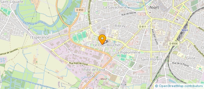 localisation de l'entreprise MADAME ANNE MARIE CHABOT à NIORT
