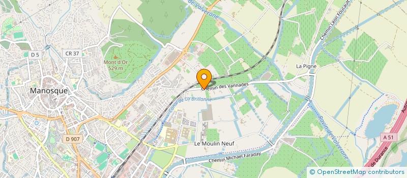 localisation de l'entreprise MADAME ANNE-MARIE CHABRAND à MANOSQUE