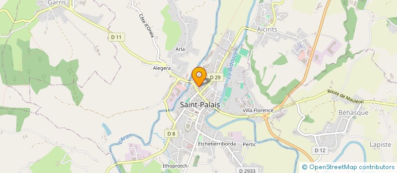 localisation de l'entreprise MADAME ANNE-MARIE CHALLET  SAINT-PALAIS