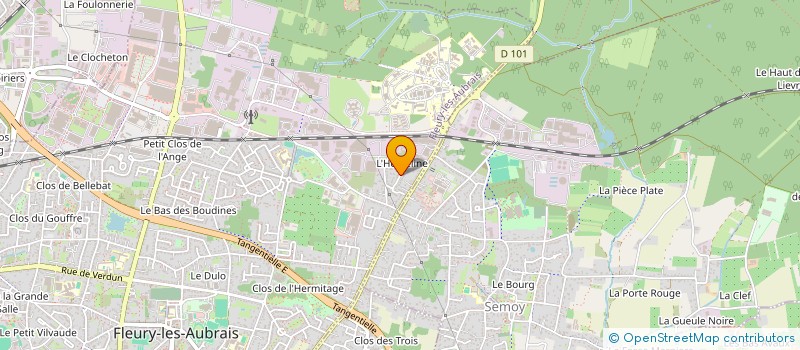 localisation de l'entreprise MADAME ANNE MARIE CHEVALLIER à FLEURY-LES-AUBRAIS