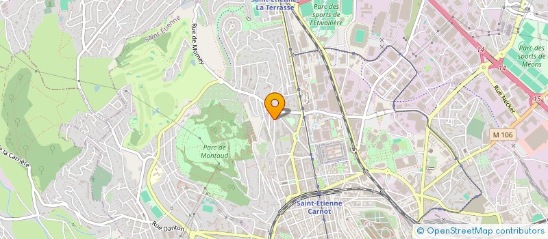 localisation de l'entreprise MADAME ANNE-MARIE CHOLLET  SAINT-ETIENNE