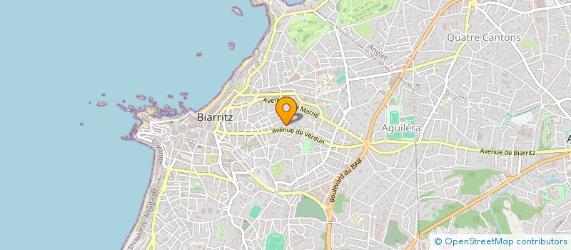 localisation de l'entreprise MADAME ANNE-MARIE CICUJANO  BIARRITZ