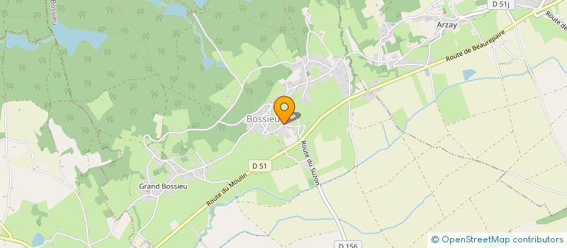 localisation de l'entreprise MADAME ANNE MARIE CLEMENT  BOSSIEU