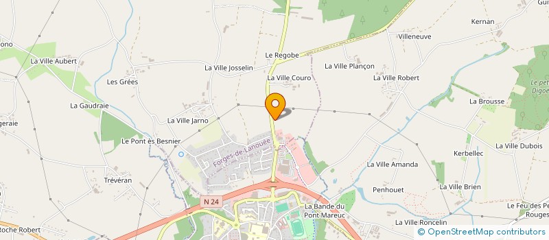 localisation de l'entreprise MADAME ANNE-MARIE CLEQUIN  SAINT-SERVANT