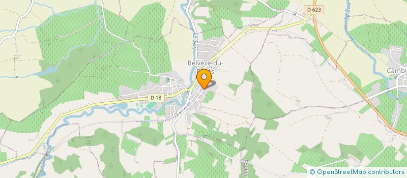 localisation de l'entreprise MADAME ANNE-MARIE CONSTANT  BELVEZE-DU-RAZES