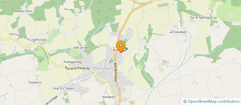 localisation de l'entreprise MADAME ANNE-MARIE CORBEL  GUENGAT