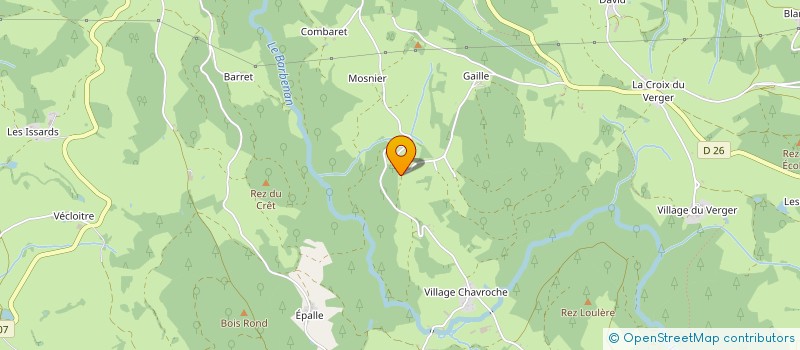 localisation de l'entreprise MADAME ANNE MARIE COTE  LE BREUIL