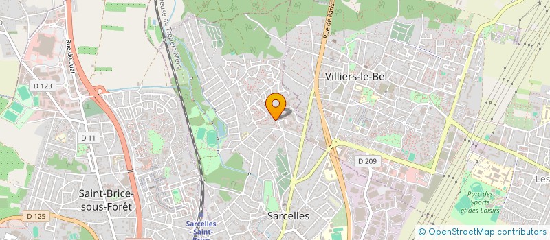 localisation de l'entreprise MADAME ANNE-MARIE COULBOIS à SARCELLES