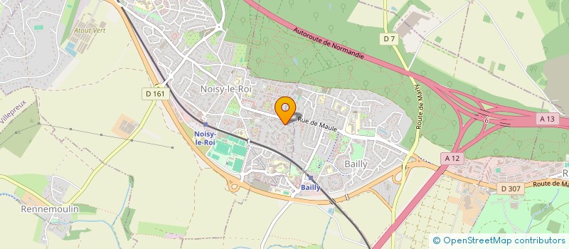 localisation de l'entreprise MADAME ANNE MARIE COURRIER  NOISY-LE-ROI