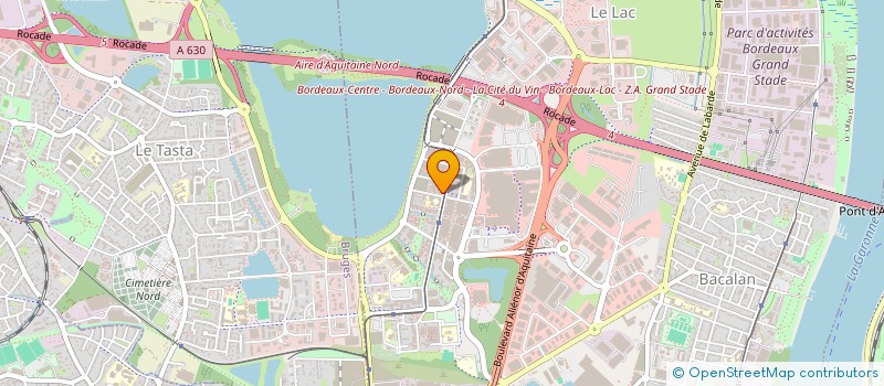 localisation de l'entreprise MADAME ANNE MARIE CUSSE à BORDEAUX