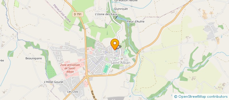 localisation de l'entreprise MADAME ANNE-MARIE D'HULSTER à SAINT-ALBAN